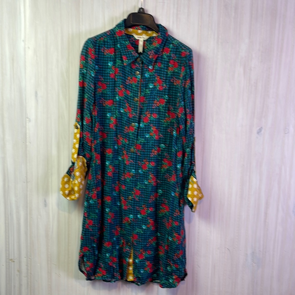 MATILDA JANE FA LA LA SHIRT DRESS small